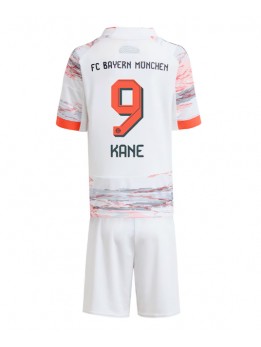 Billige Bayern Munich Harry Kane #9 Bortedraktsett Barn 2025-26 Kortermet (+ Korte bukser)